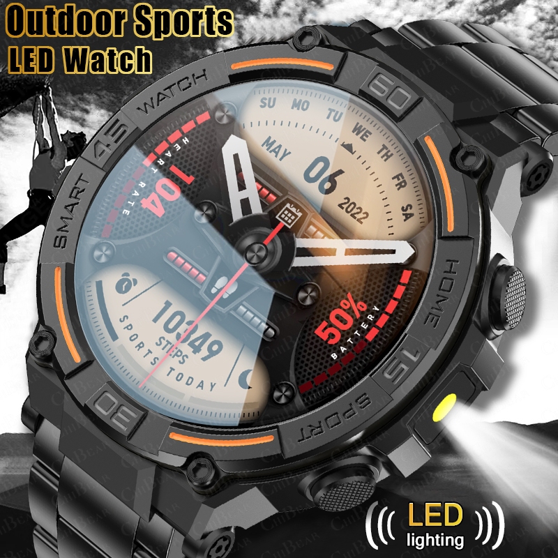 Smartwatch X2 - Montre connectée militaire robuste pour hommes,