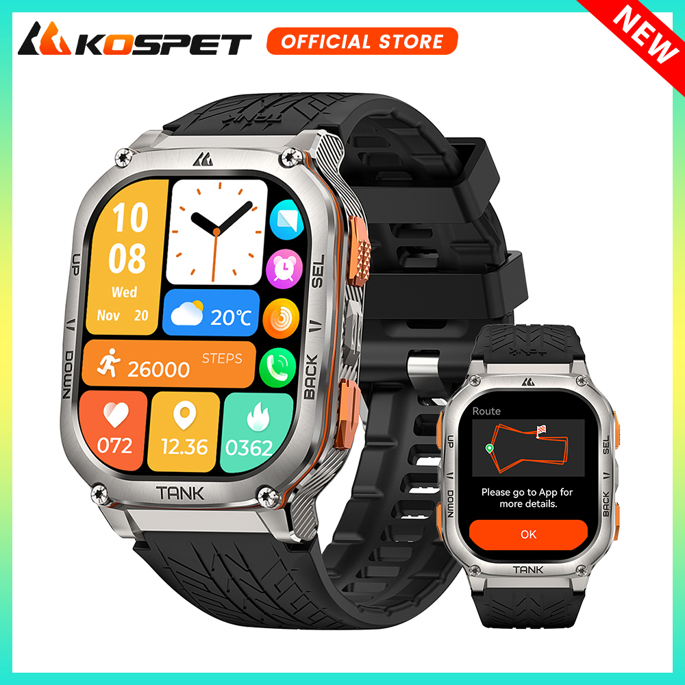 Smartwatch X2 - KOSPET TANK M3 Ultra GPS montre
